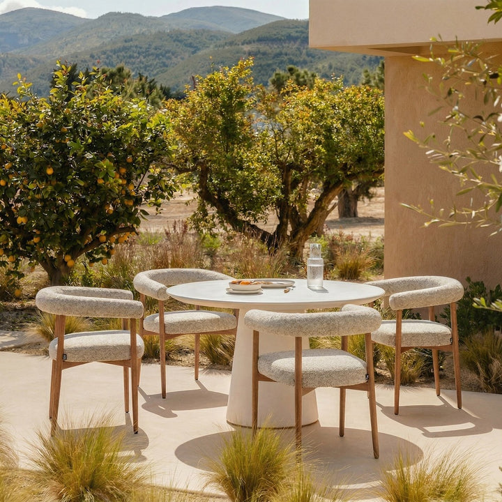 Nantes Outdoor Dining Chair (Crib 5) - Lima Beige
