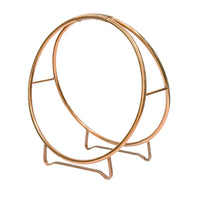 Ivyline Contemporary Round Copper Log Holder