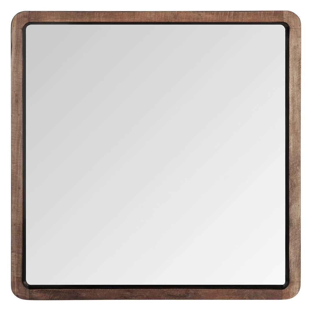 Cosmo Square Mirror 80x80cm - Recycled Teakwood