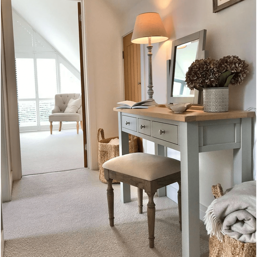 Rustique Dressing Table Stool - Natural | Olivia's Rustique Dressing Table Stool - Natural | Olivia's
