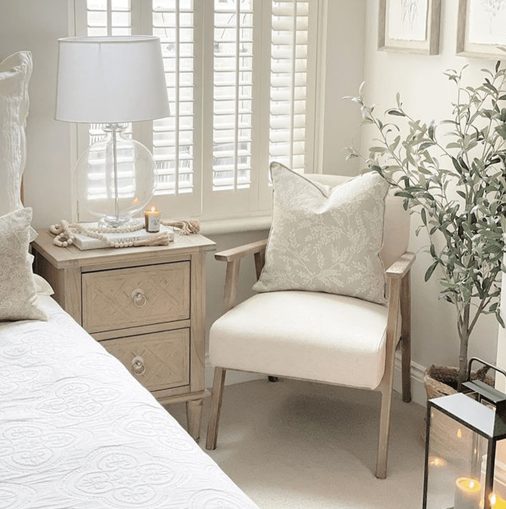 Gallery Interiors Neyland Occasional Chair in Natural Linen