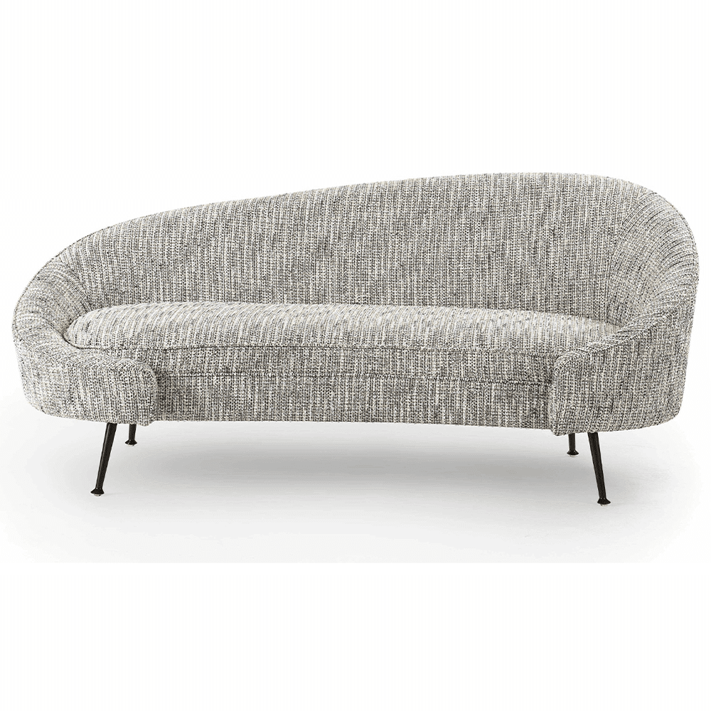 Aspen Sofa - Sherpa Grey & Matt Black LiangAndEimil 1
