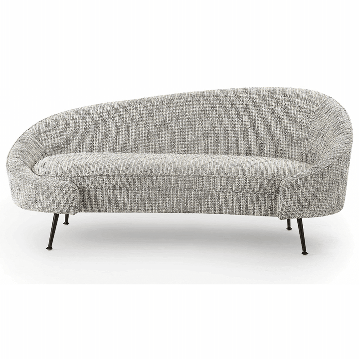 Aspen Sofa - Sherpa Grey & Matt Black LiangAndEimil 1