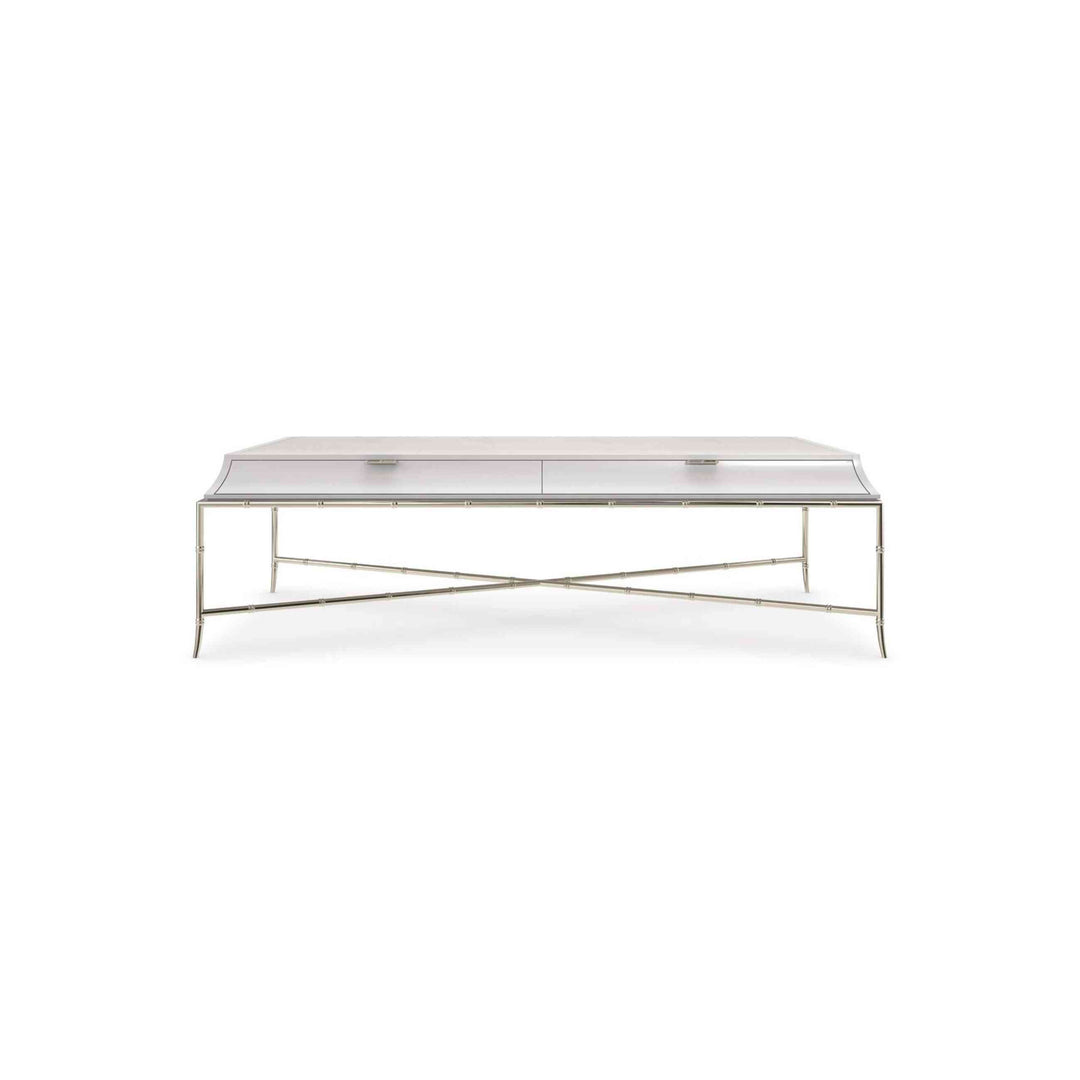 Classic Tea Time Rectangular Coffee Table Caracole 1