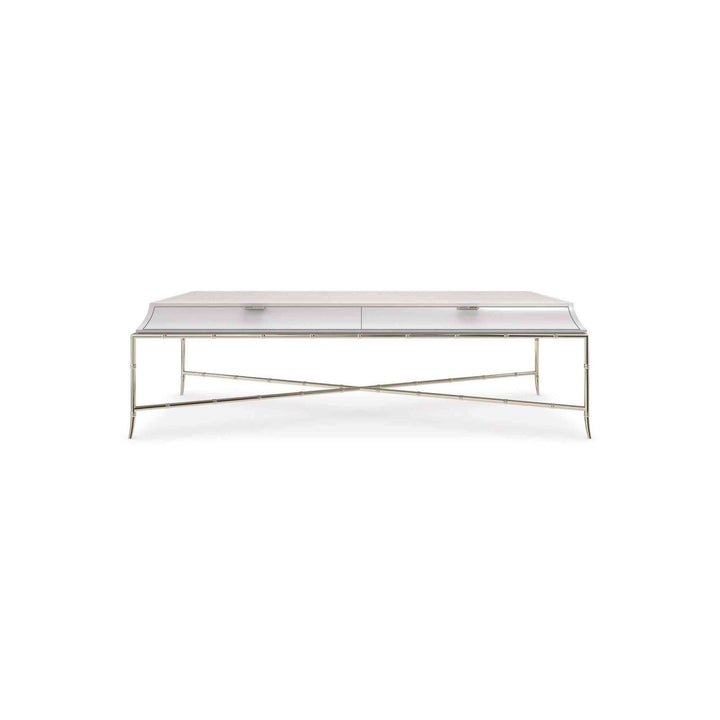 Classic Tea Time Rectangular Coffee Table Caracole 1