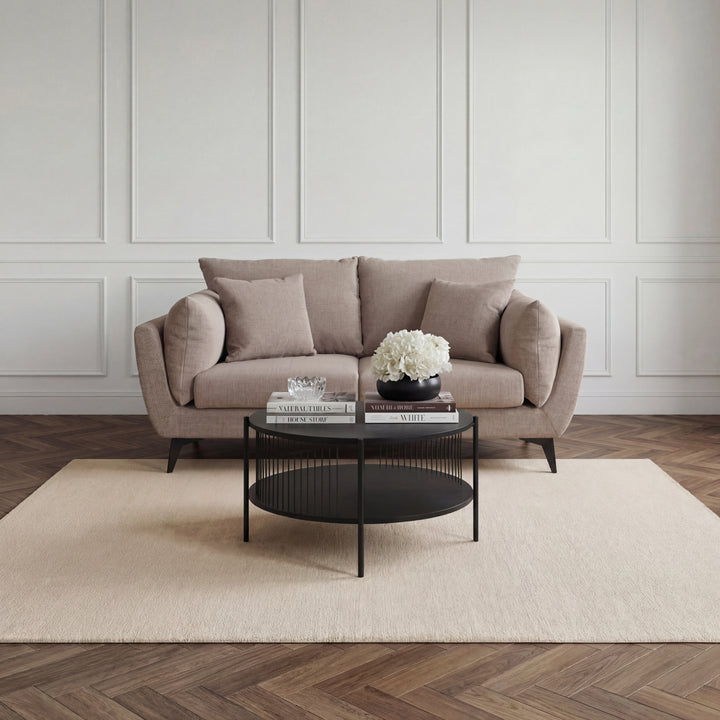 Cooper Taupe 2 Seater Sofa