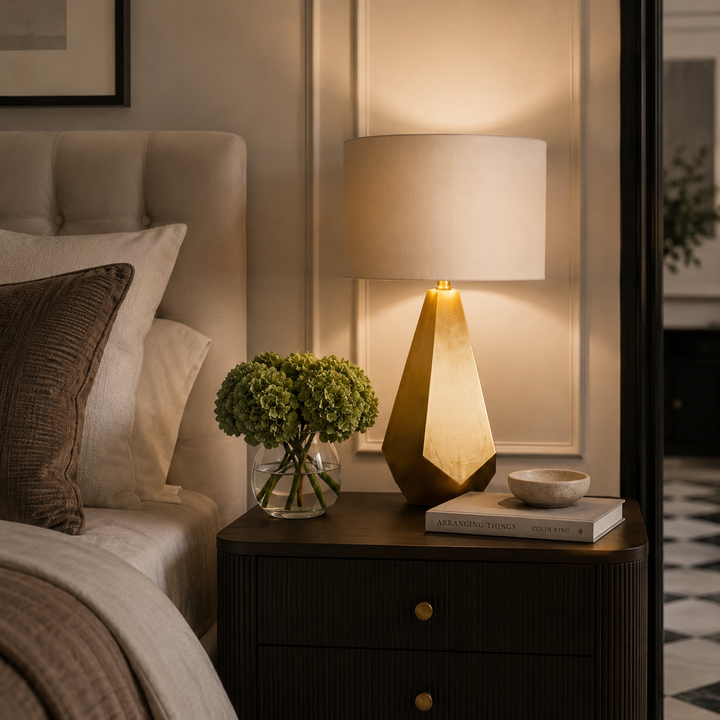 Agato Table Lamp - Antique Brass