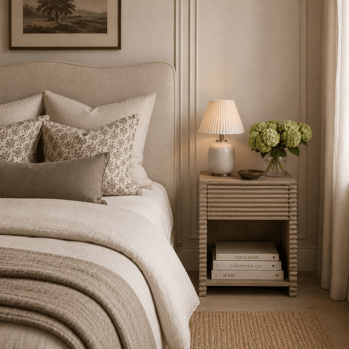 Wickham 1 Drawer Bedside Table -