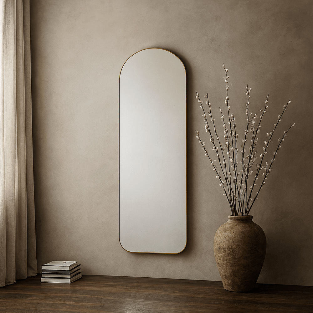 Sydney Arched Full Length Mirror - Gold Yearn Mirrors 1