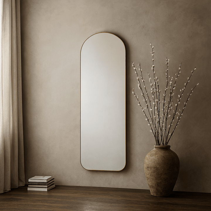 Sydney Arched Full Length Mirror - Gold Yearn Mirrors 1