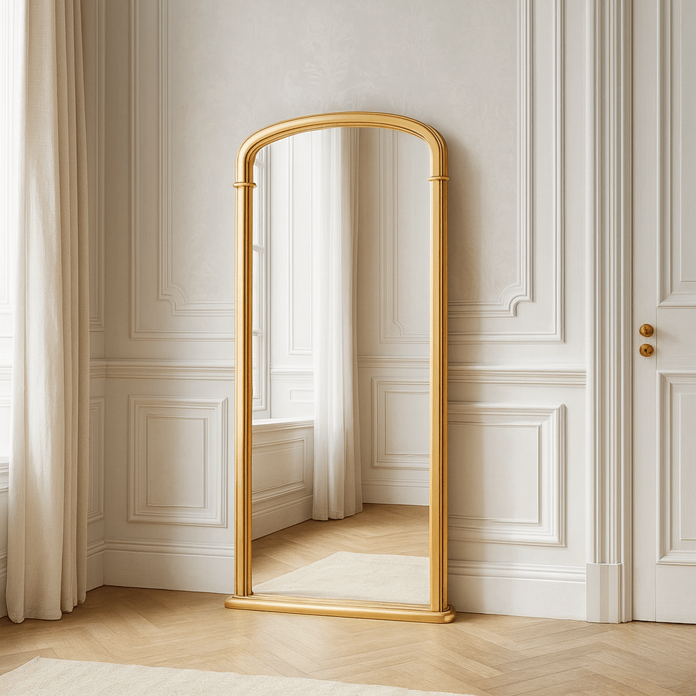 Grace Full Length Mirror - Gold Yearn Mirrors 1