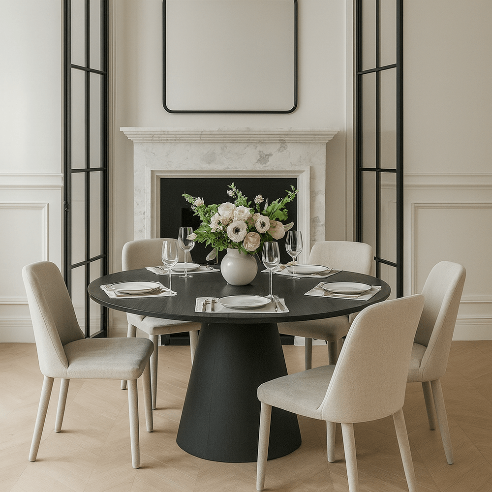 Lotus 4 Seater Round Dining Table - Wenge Twenty Ten 2