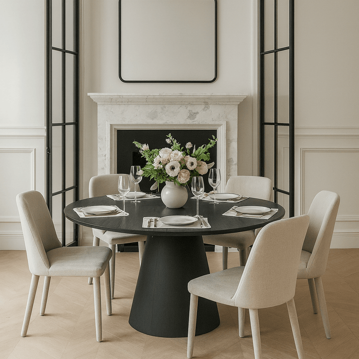 Lotus 4 Seater Round Dining Table - Wenge Twenty Ten 2