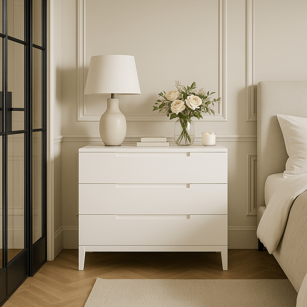 Orchid 3 Drawer Chest Of Drawers - White Twenty Ten 2