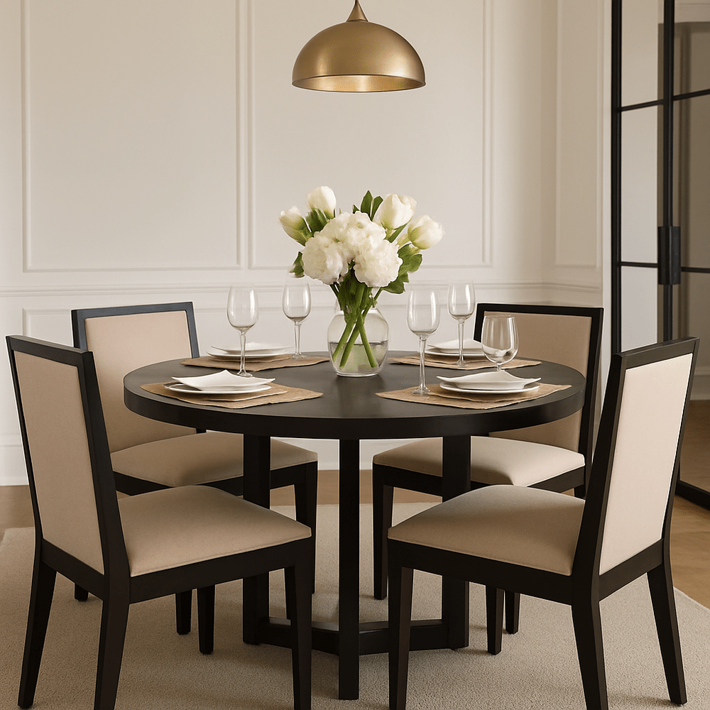 Iris 2 - 4 Seater Round Dining Table - Wenge Twenty Ten 2