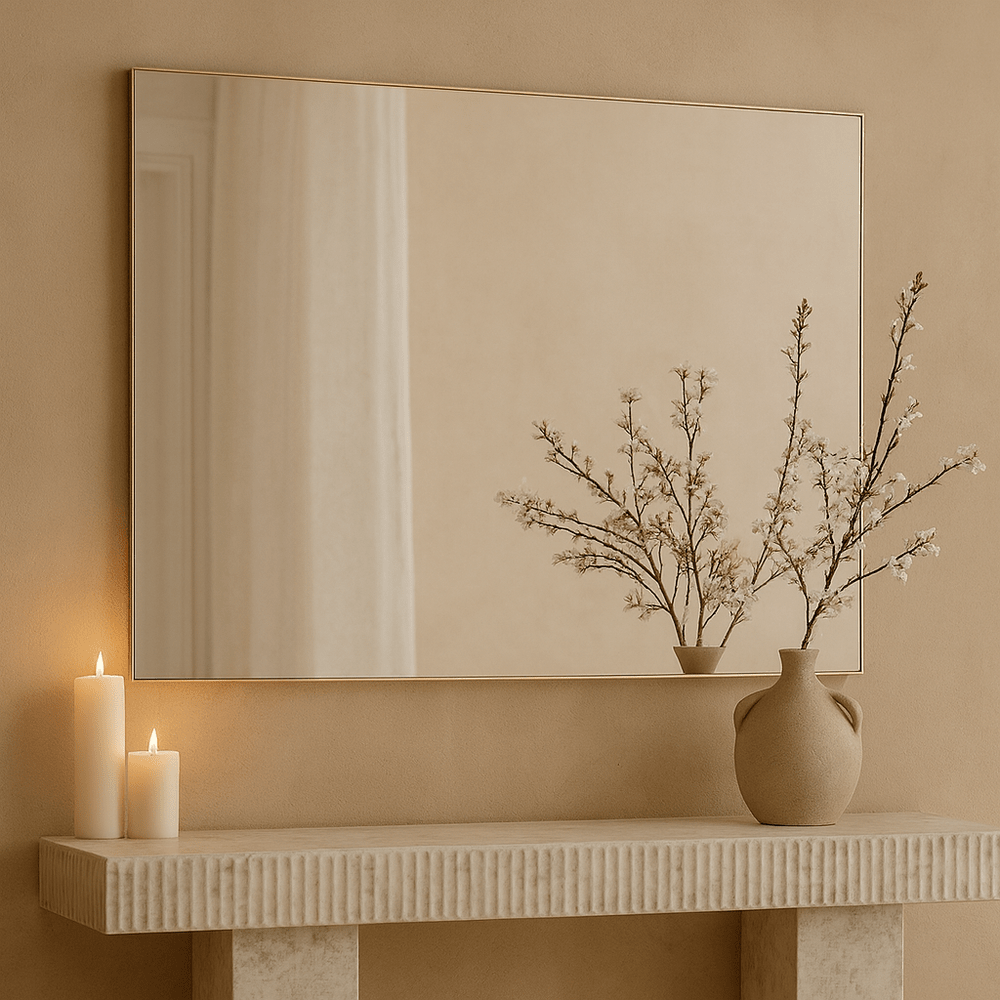 Hesse Wall Mirror - Gold Yearn Mirrors 1