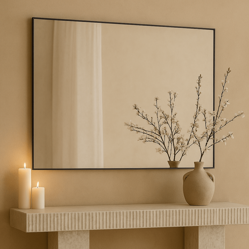 Hesse Wall Mirror - Black Yearn Mirrors 1