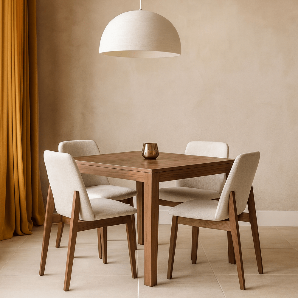 Peony 4 Seater Square Dining Table - Brown Twenty Ten 2