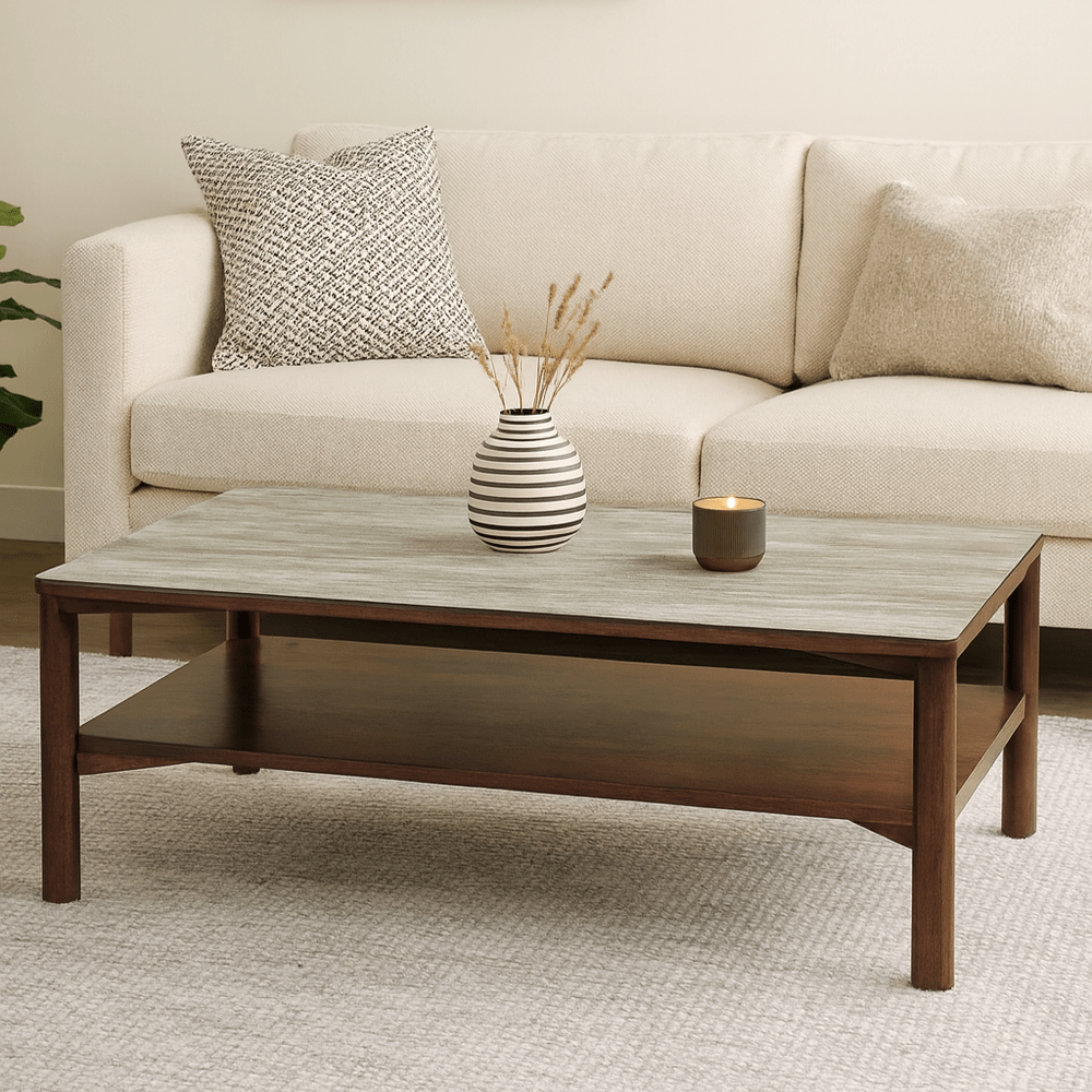 Willow Rectangular Coffee Table - Tobacco Walnut Twenty Ten 2