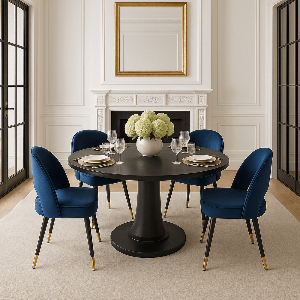 Hoxton Set of 2 Dining Chairs - Blue BerkeleyDesigns 2