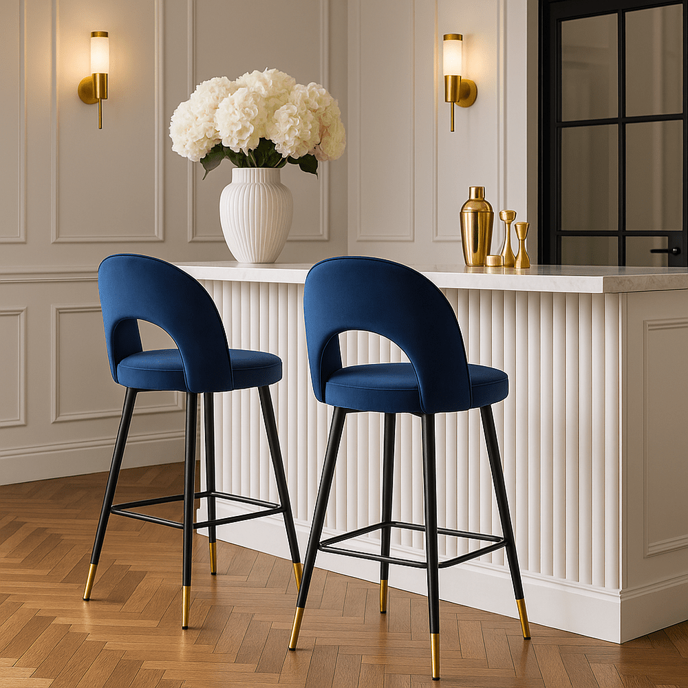 Hoxton Bar Stool - Blue BerkeleyDesigns 2