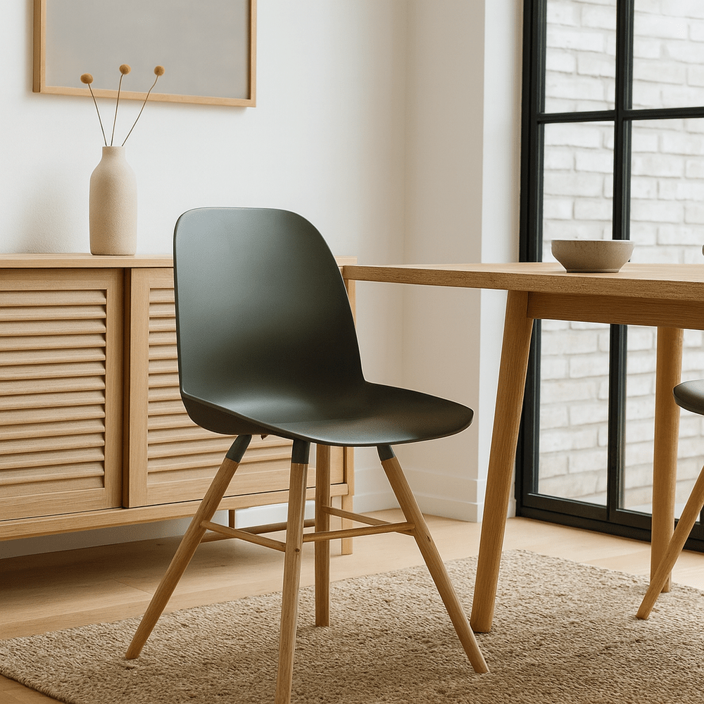 Albert Kuip Set of 2 Dining Chairs - Green Zuiver 2