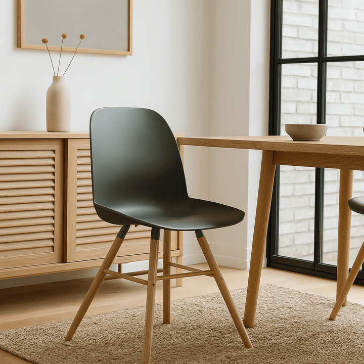 Albert Kuip Set of 2 Dining Chairs - Green Zuiver 2