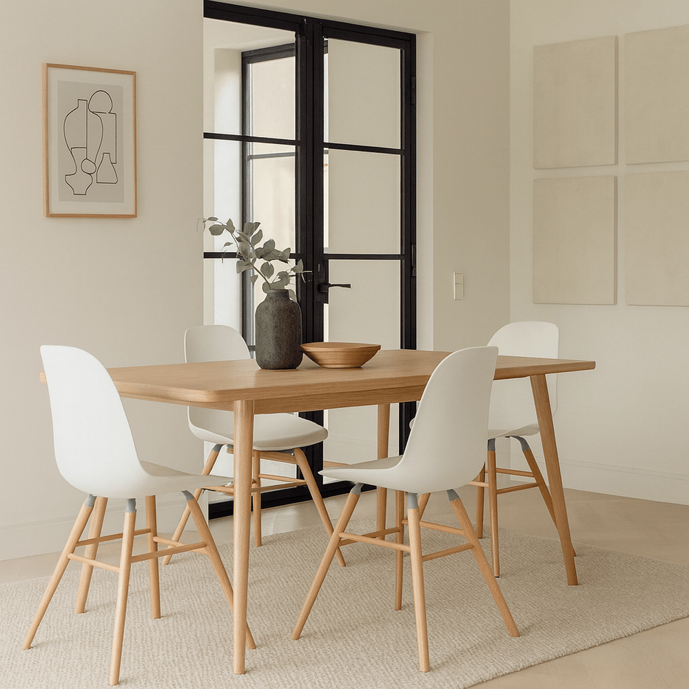 Albert Kuip Set of 2 Dining Chairs - White Zuiver 2