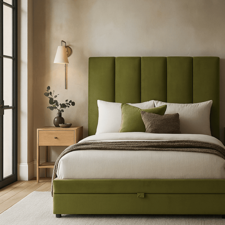 Donato Double Bed - Olive Green GalleryDirect 2