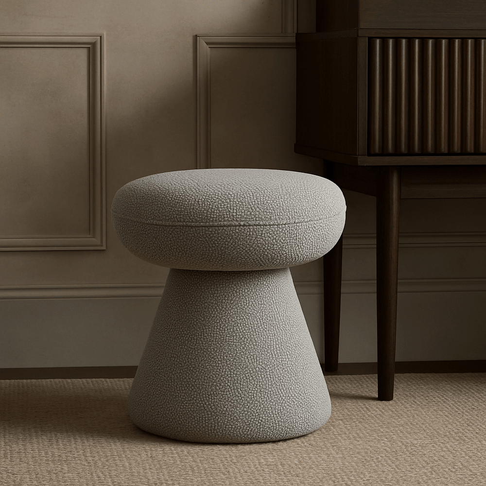 Cusco Footstool - Solo Colour Black LiangAndEimil 2