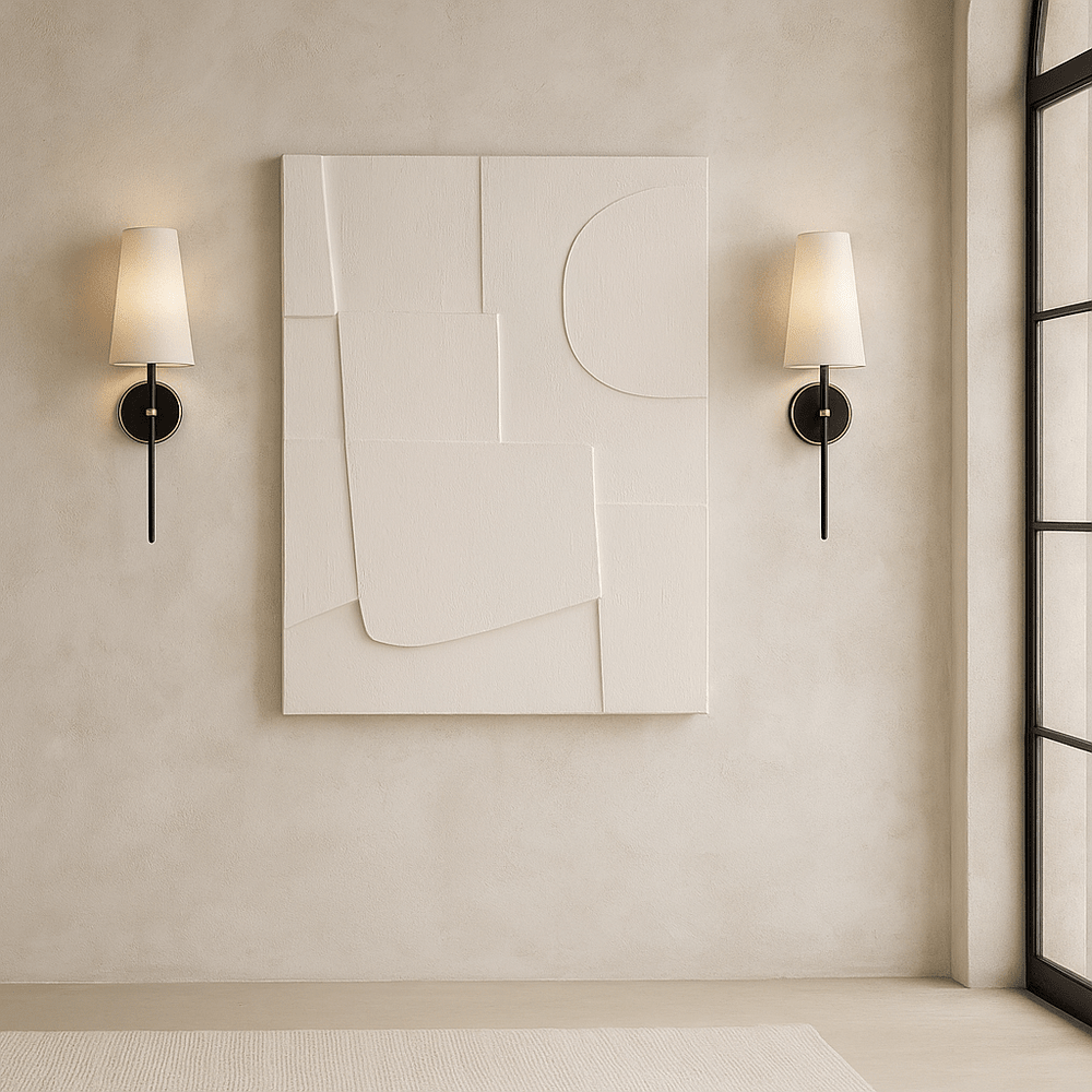 Cottara II Painting - White LiangAndEimil 2