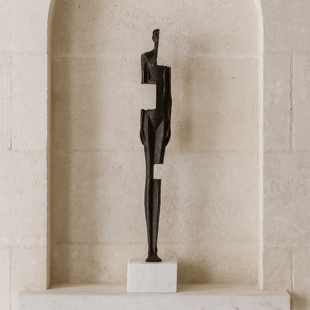 Anima Marble Ornament - Bronze & White LiangAndEimil 2