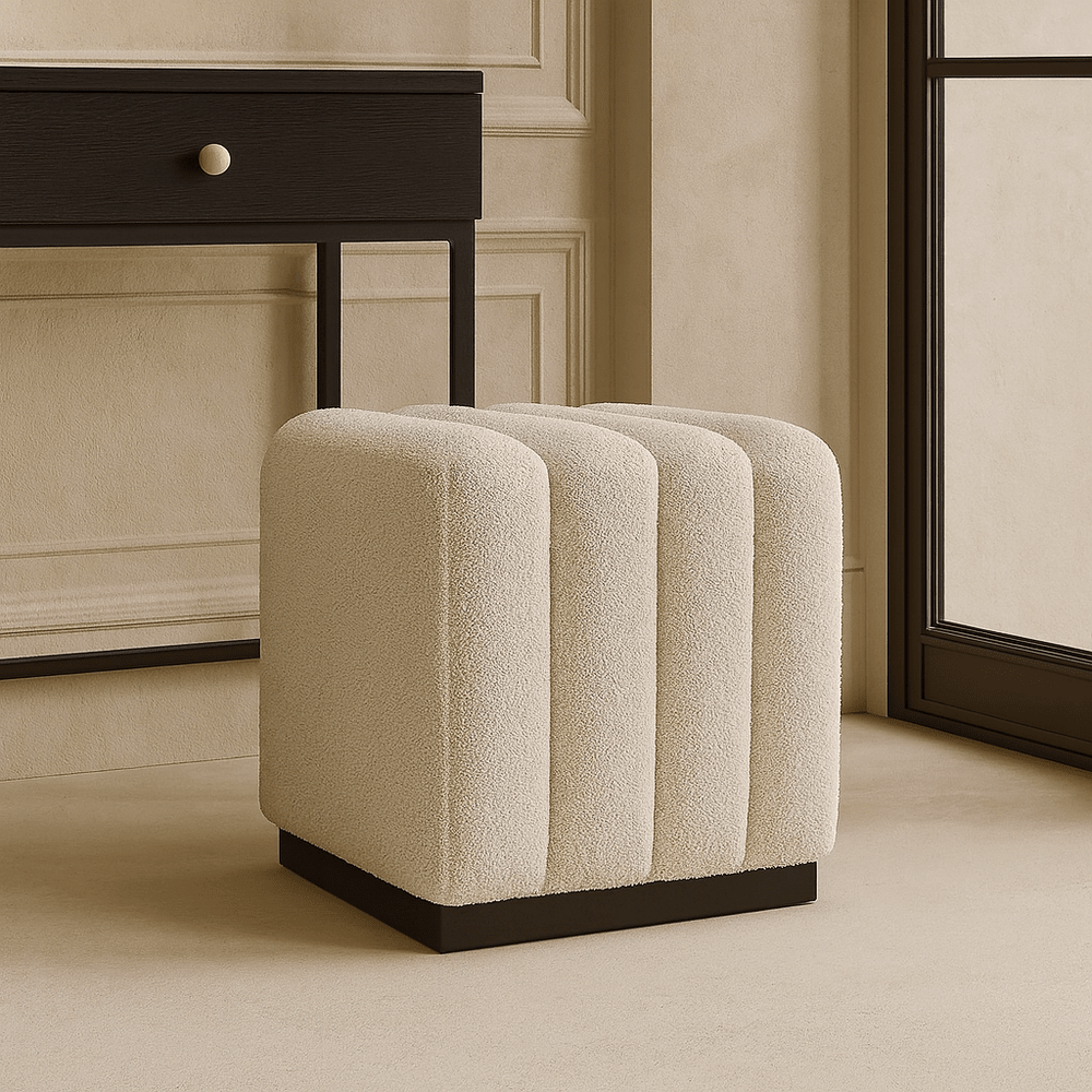 Kalum Stool - Boucle Sand LiangAndEimil 2