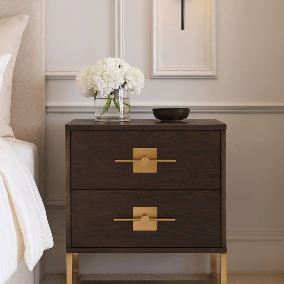 Ophir 2 Drawer Bedside Table LiangAndEimil 2