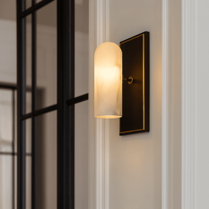 Amatti Wall Light - Black & Alabaster Effect LiangAndEimil 2