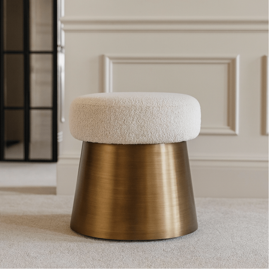 Cyrus Stool - Boucle Sand LiangAndEimil 2