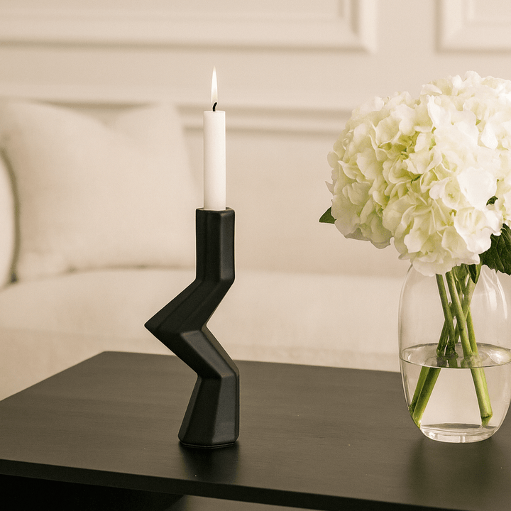 Galantis II Candle Holder - Black LiangAndEimil 2