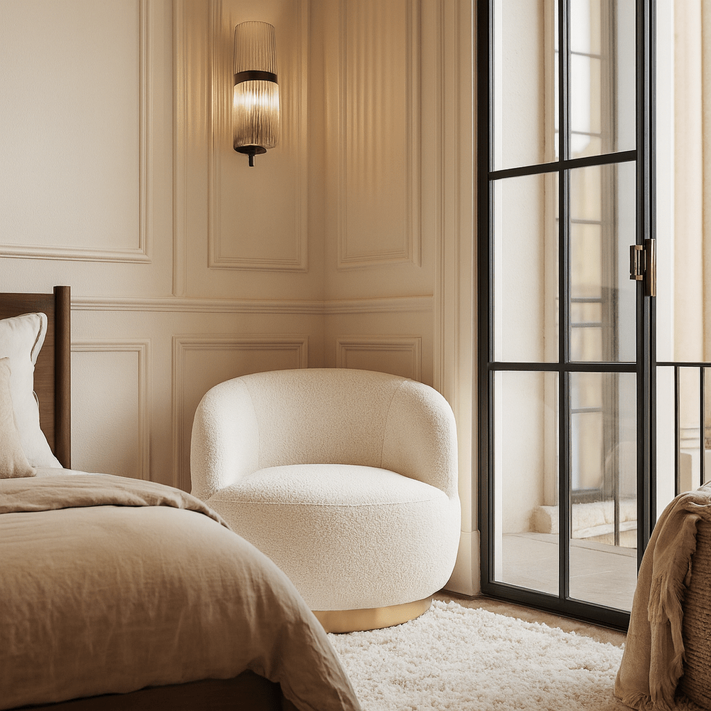 Vitale Occasional Chair - Boucle Sand LiangAndEimil 2