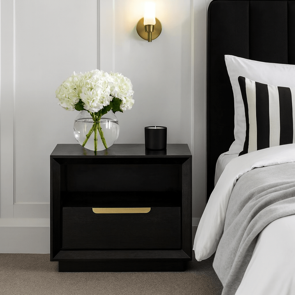 Aspen Bedside Cabinet - Coffee Oak BerkeleyDesigns 2