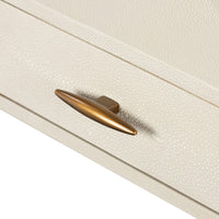 DI Designs Hampton Desk - Ivory Shagreen