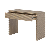 DI Designs Wickham Ribbed Oak Desk