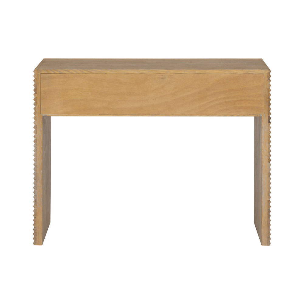 DI Designs Wickham Ribbed Oak Desk