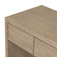 DI Designs Wickham Ribbed Oak Desk