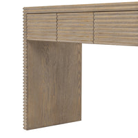 DI Designs Wickham Ribbed Oak Desk