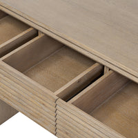 DI Designs Wickham Ribbed Oak Desk