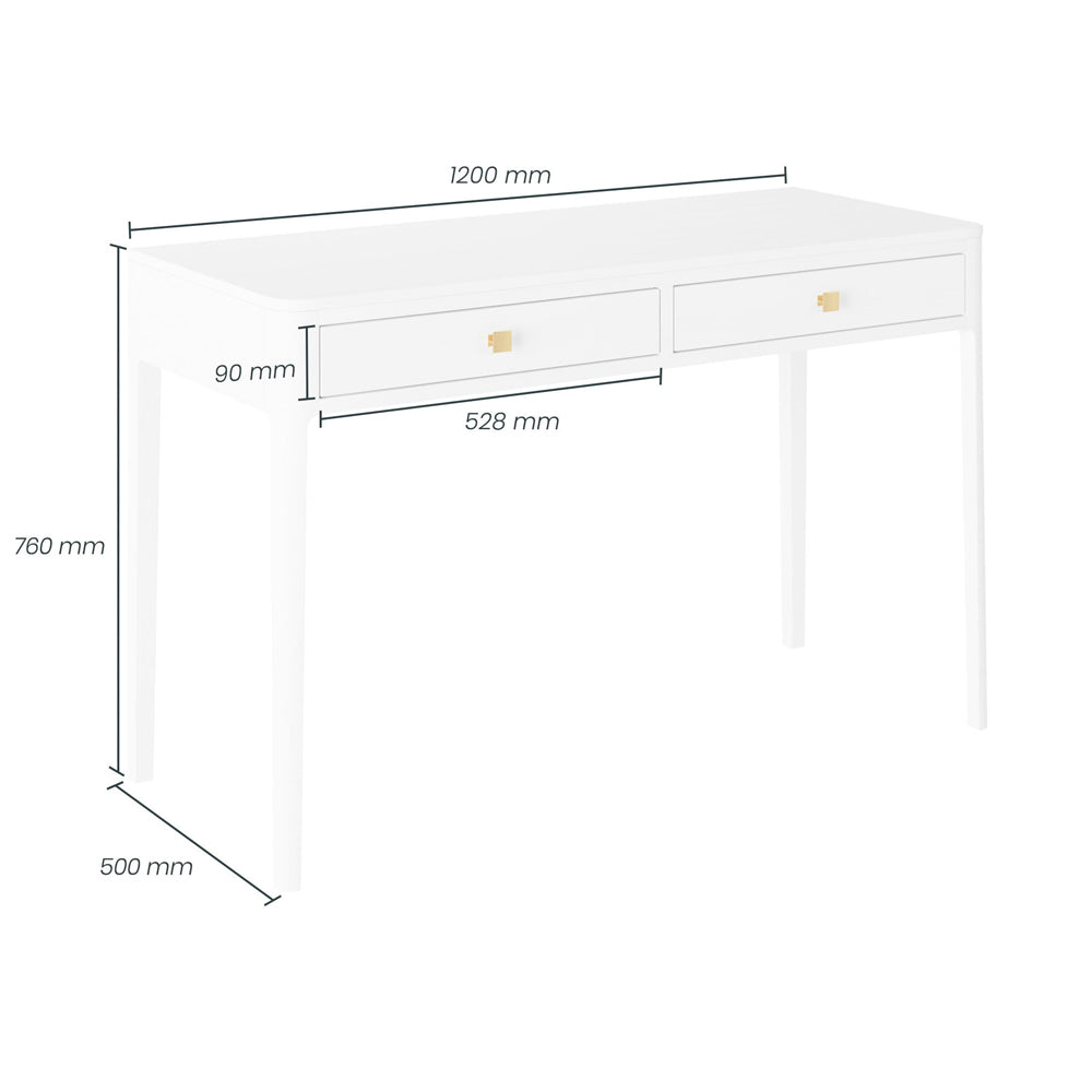 DI Designs Abberley Desk - White