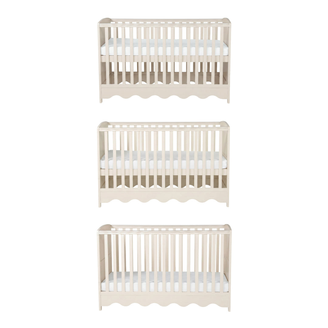 Storybook Cot & Changing Unit Set - Cashmere