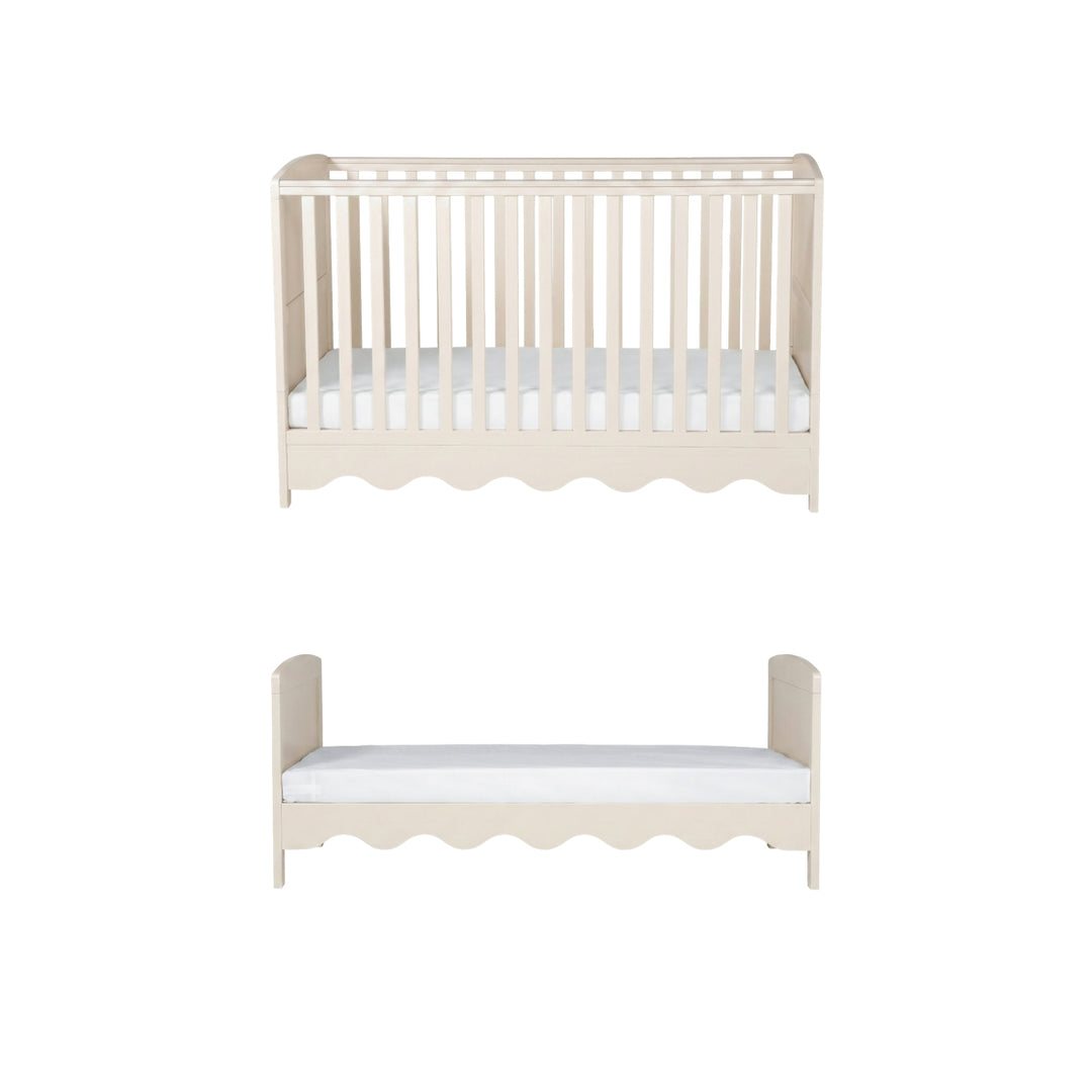 Storybook Cot & Changing Unit Set - Cashmere