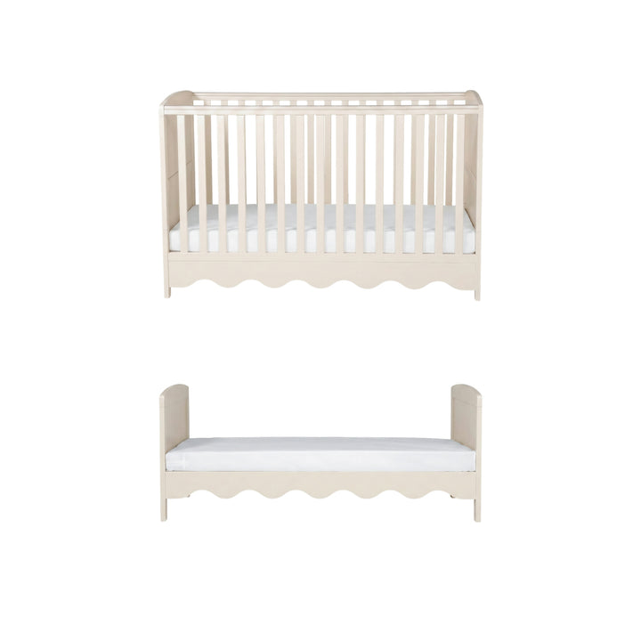 Storybook Cot & Changing Unit Set - Cashmere