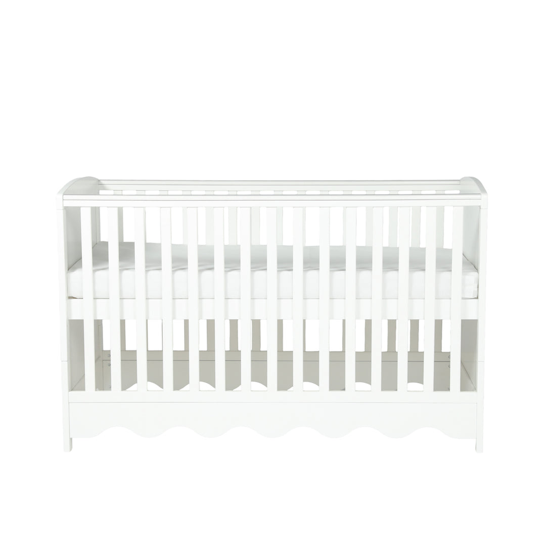 Storybook Cot & Changing Unit Set - White